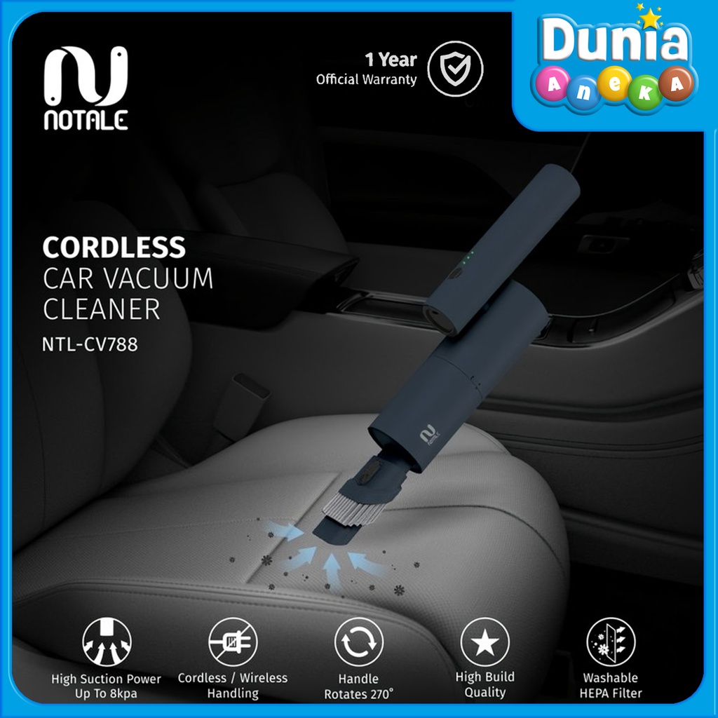 NOTALE VACUUM CLEANER PORTABLE CAR PENYEDOT DEBU CORDLESS