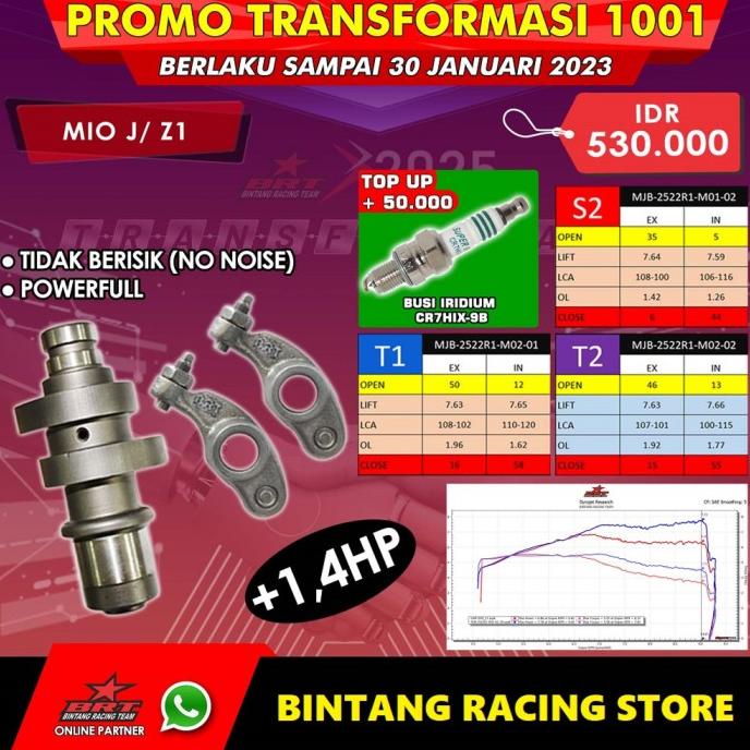 Noken As BRT Yamaha Mio J - Jupiter Z1 + Roller Rocker Arm