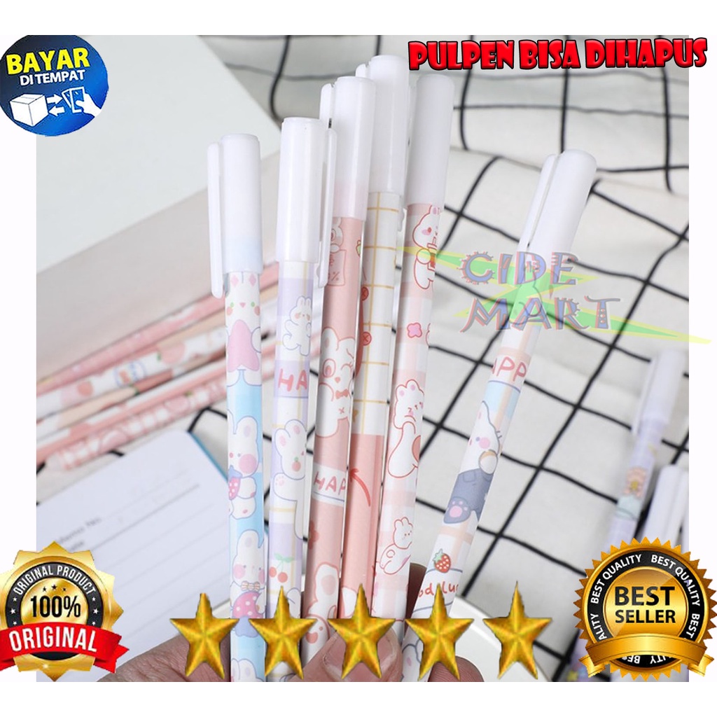 MC Pulpen Bisa Dihapus Bolpoin Gel Erasable Pen Pena Yang Bisa Dihapus Lucu Hapus / ballpoint