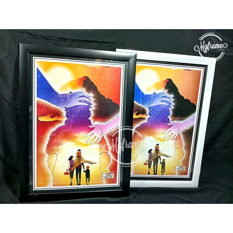 PIGURA FOTO MINIMALIS 12RS/14RS (30X45/35X50cm FRAME BINGKAI)3cm