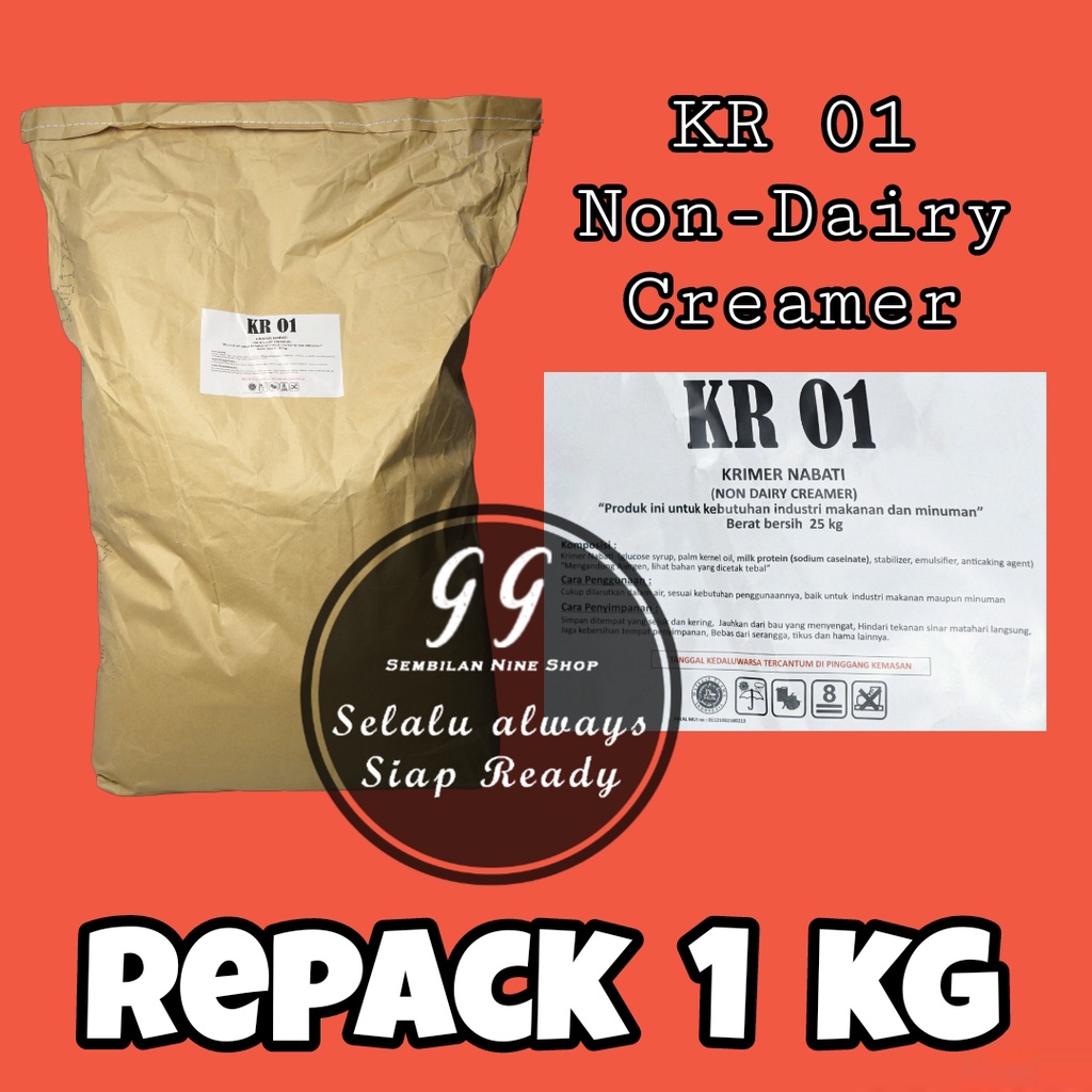 

RB KR 01 Krimer Nabati 1 KG Non Dairy Creamer NDC Bubuk Crme