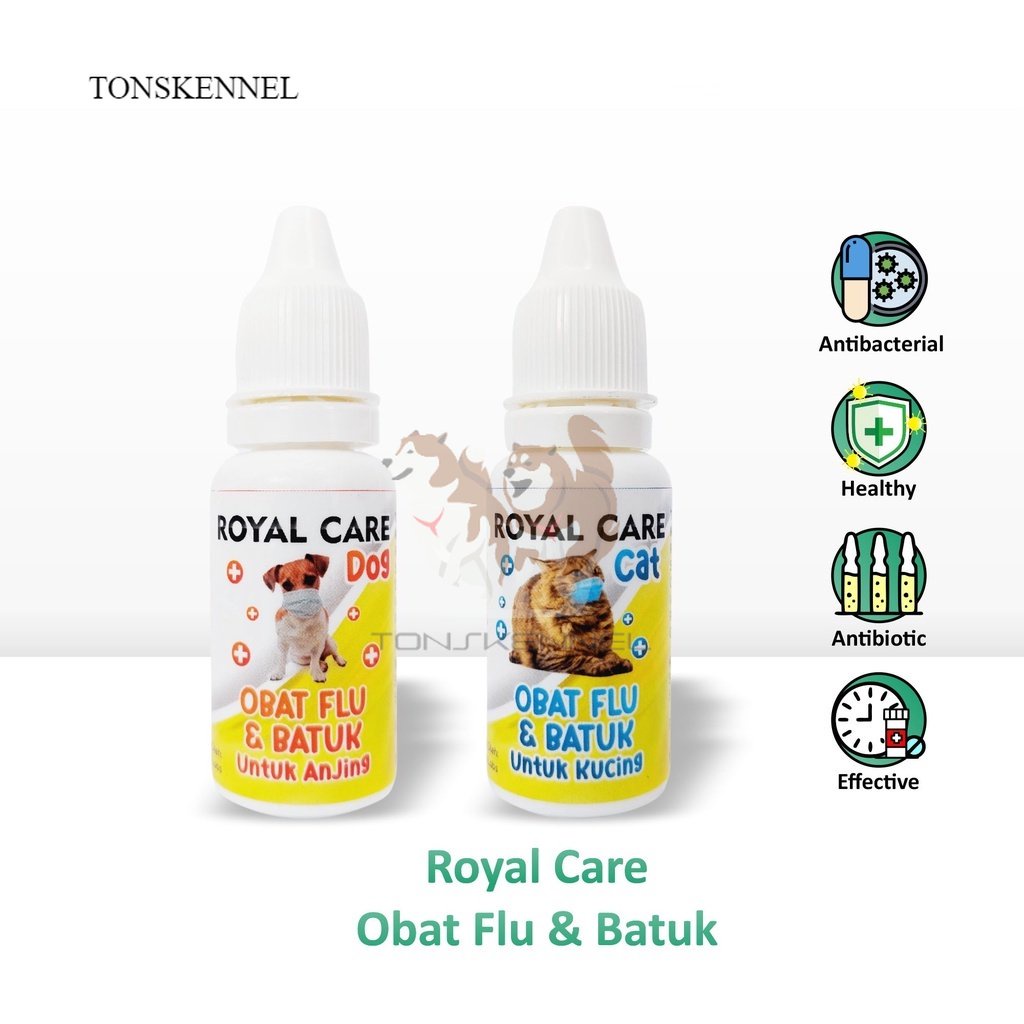 Obat Flu untuk Kucing Anjing Royal Care Flu Cat Dog 10 ML 10ml