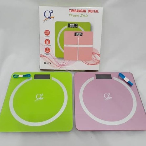 Timbangan badan digital uk 28x28cm/ akurat / body scale karakter kartun 117