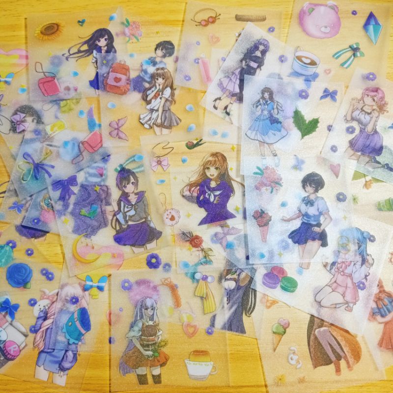 

Stiker Kartun Anime /sticker journal/ stiker viral 1 PCS