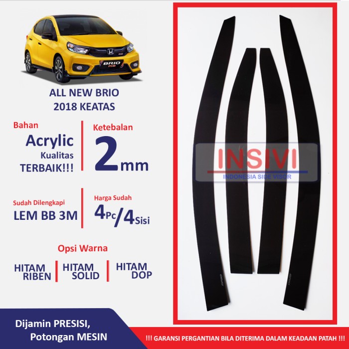 TALANG AIR ALL NEW BRIO 2018 2019 2020 2021 2022 RS SLIM RATA FLAT