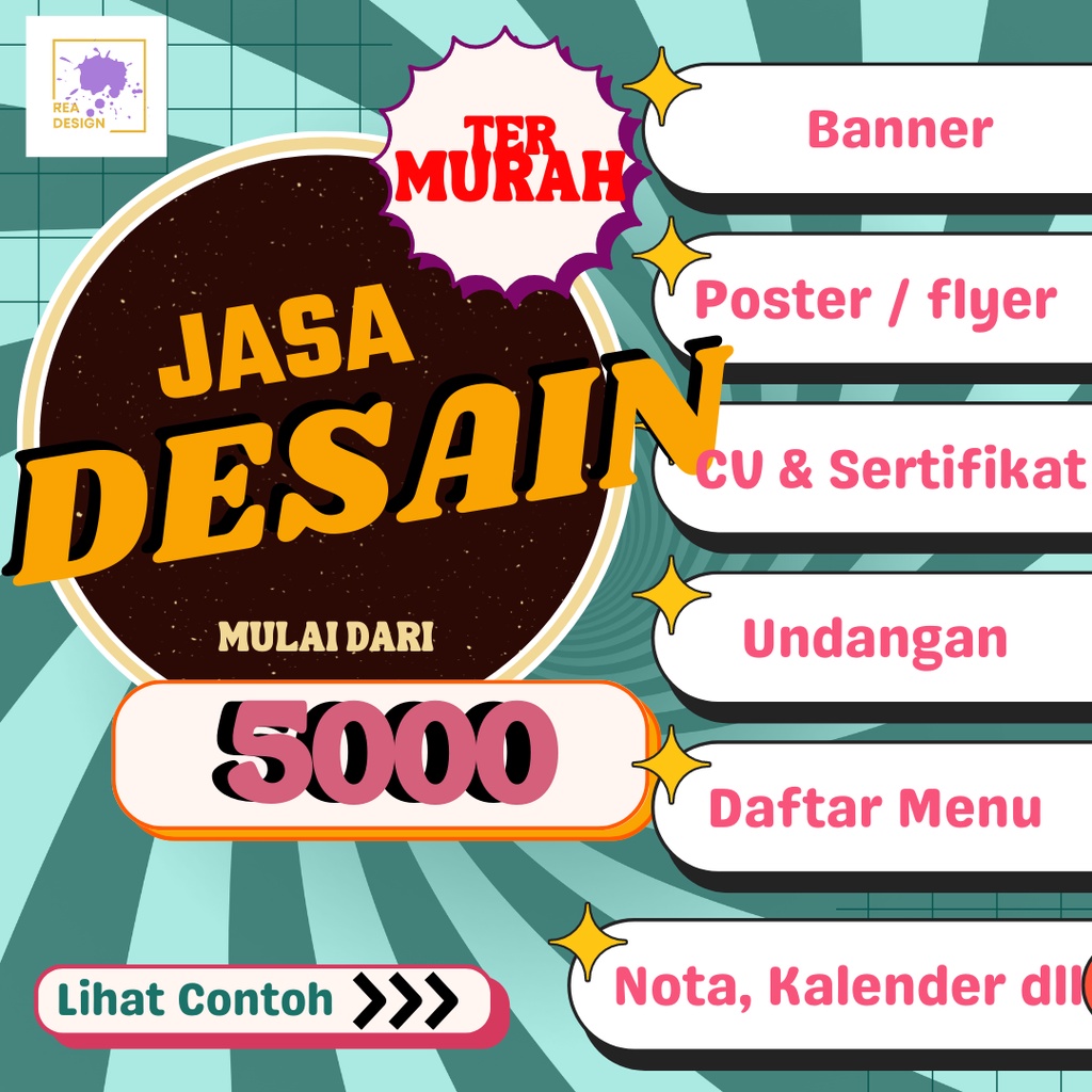 Jasa Desain Banner/ Jasa Desain Poster, Flyer, Brosur/ Jasa Desain CV, Sertifikat / Jasa Desain Unda