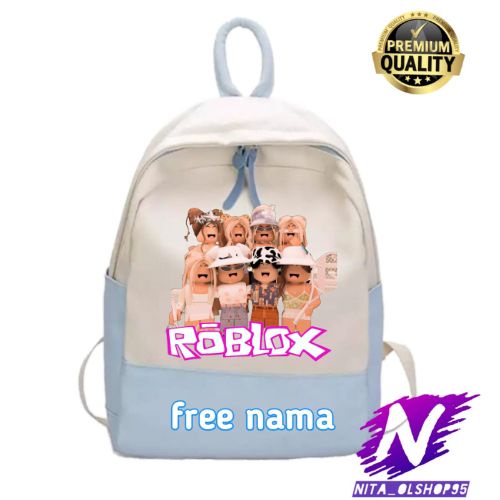 tas roblox tas ransel sekolah anak perempuan dan laki laki unisex