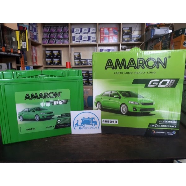 Aki Mobil Toyota Rush Ns60 46B24R Amaron Aki Kering