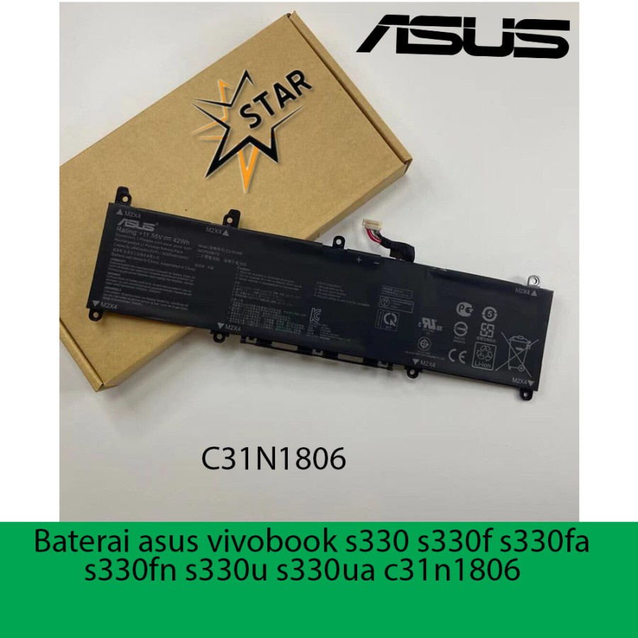 Baterai C31N1806 Asus VivoBook S13 S330 S330UA S330FA S330FN Original