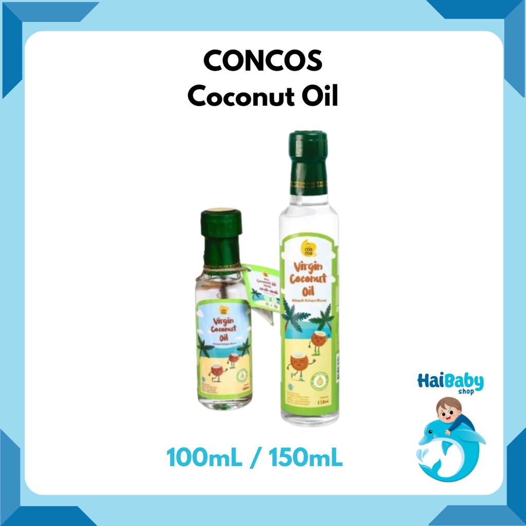 

CONCOS - Virgin Coconut Oil 250mL & 100mL| Minyak Kelapa Murni Untuk Anak Dan Bayi