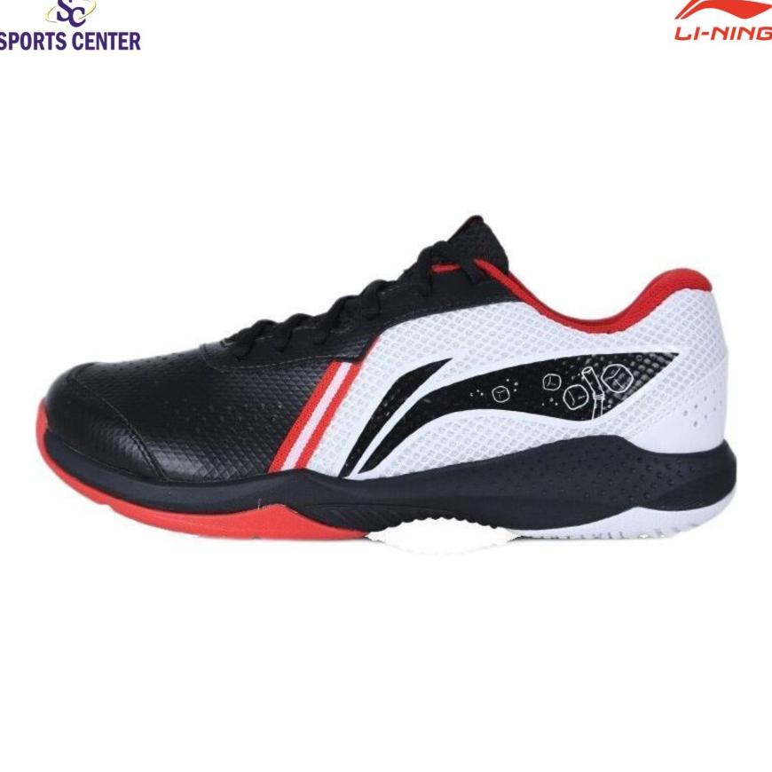 New Sepatu Badminton Lining Lie Ting Lite AYTS020 / AYTS 020 Black / White
