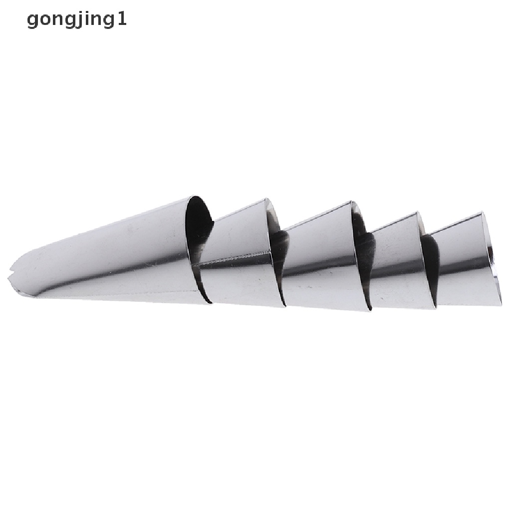 Ggg 5pcs Set Daun Nozel Stainless Icing Piping Pastry Tips Untuk Dekorag Kue ID