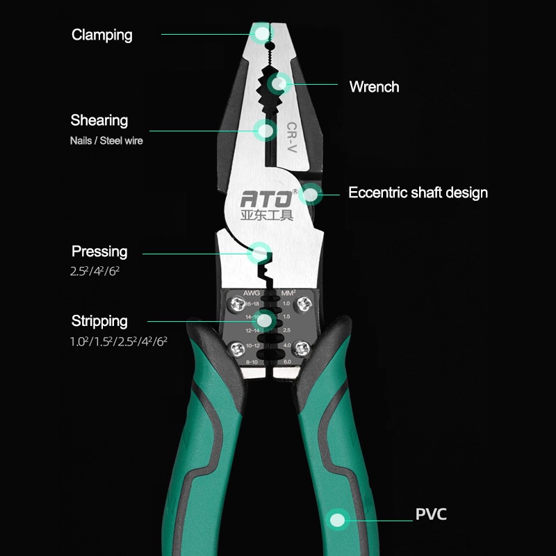 8.5 inch Tang Potong kabel Tang Kabel Pemotong Kawat Multifungsi Wire Cutter Wire Cutters Tang Tang Lancip