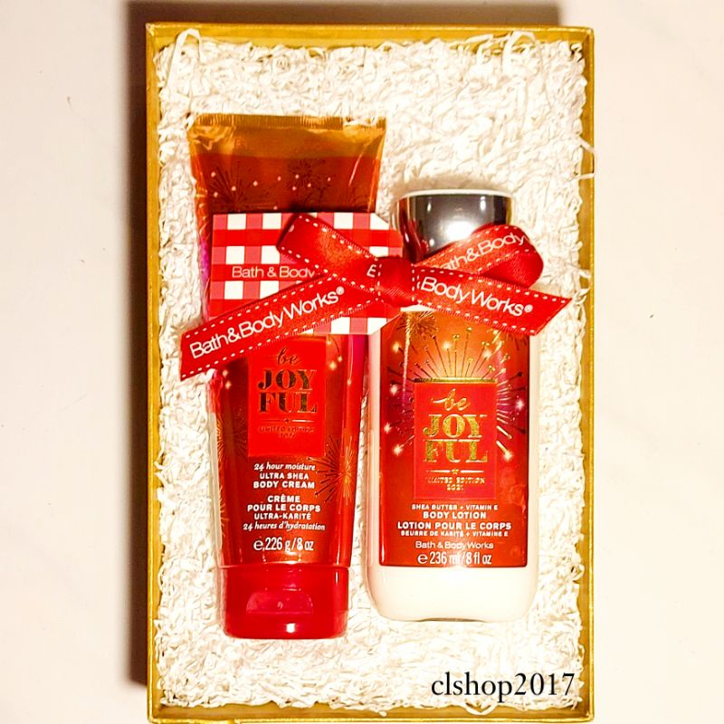 BBW BE JOYFUL GIFT SET PAKET BATH &amp; BODY WORKS