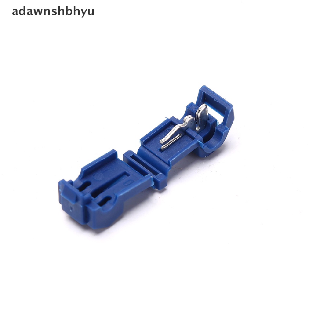 Adawnshbhyu 20Pcs T-Tap Splice Wire Connector Insulated Spade Terminal Crimp Listrik Kit ID