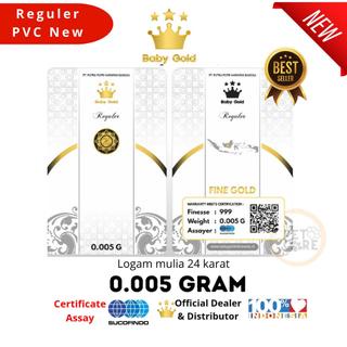 BABY GOLD PVC 0.005 GRAM EMAS MINI OGAM MULIA