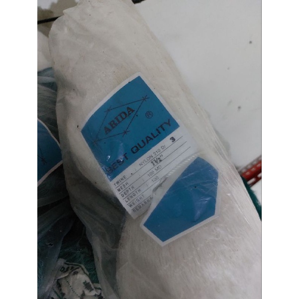 jaring nylon arida 1½ inchi D3 100x100 putih
