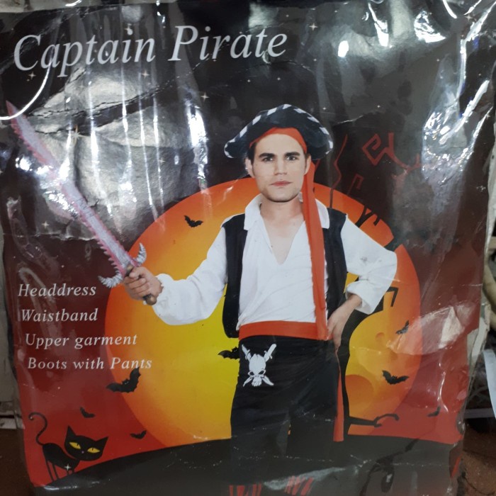 Kostum pirate/bajak laut dewasa