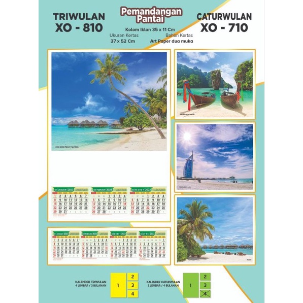 

kalender caturwulan isi 3 dan triwulan isi 4 cetak nama toko