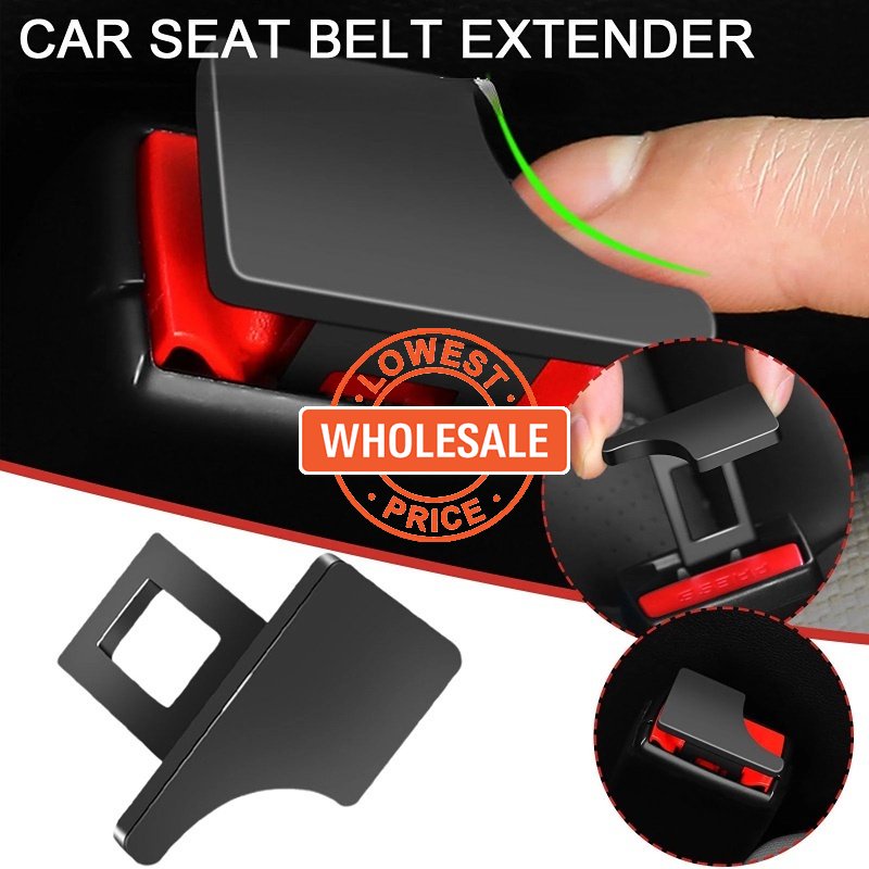 [Harga Grosir] Alloy Seat Belt Insert Card Safety Belt Gesper Debu Aksesoris Interior Mobil Car Plug-in Universal Buckle Hidden Car Seat Belt Buckle Clip