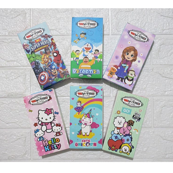 

[HUSNA COLLECTION] PULPEN GEL KARAKTER LUCU / PULPEN GEL MURAH