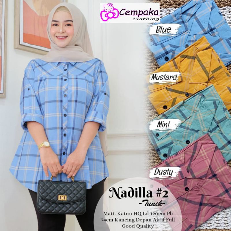 Nadila blues#2 by Cempaka clothing