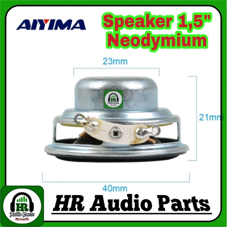 Speaker Mini 5W 4R 1.5&quot; Magnet Neodymium 1.5 Inch 40mm 4Cm Aiyima Full-Range 5Watt 4ohm