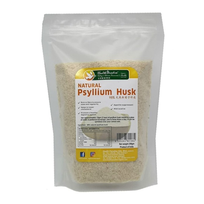 

Health Paradise Natural Psylium Husk 250 G Tx0700