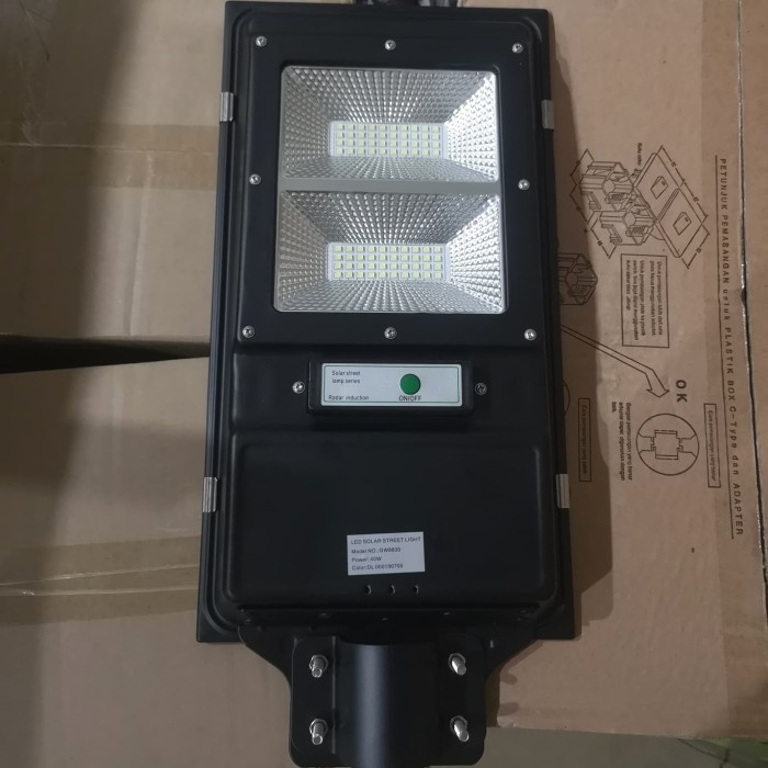 Lampu jalan PJU solar cell panel surya led 40w 40watt 40 watt