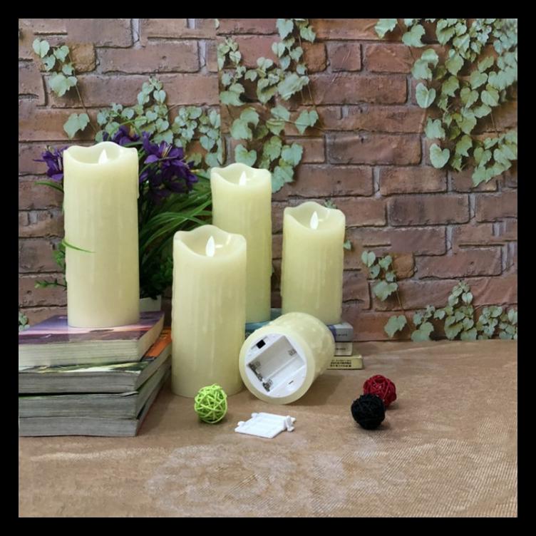 

LILIN LED ELEKTRIK MURAH ELECTRIC CANDLE DEKOR LILIN LELEH PVC D 5 CM BARU