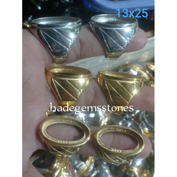 ring emban titanium super kualitas model pandan dim 13x25