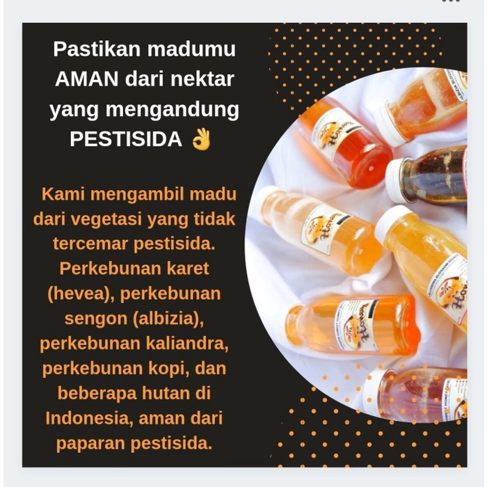 

MADU- RAW HONEY MADU MURNI ASLI NEKTAR -MADU