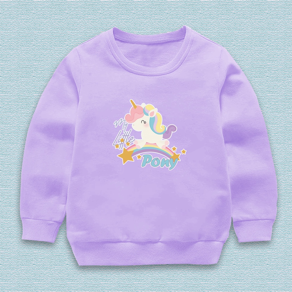 Sweater anak perempuan LITTLE PONY baju anak cewek murah 2-10 tahun