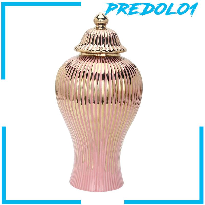 [Predolo1] Toples Jahe Porcelain Mewah Ringan Vas Bunga Keramik Rangkaian Bunga