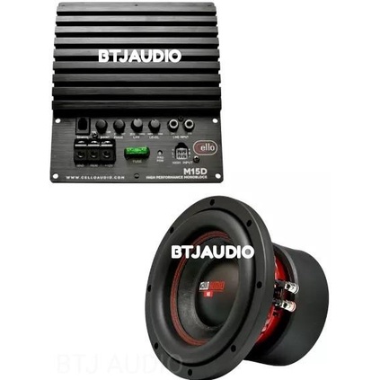 Paket Audio Mobil Cello Subwoofer Cello W8Xl + Power Monoblok Cello