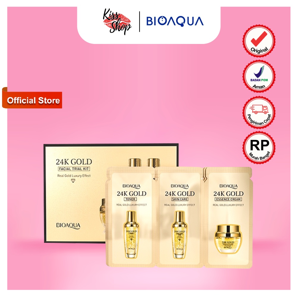 BIOAQUA 24K Gold Facial Trial Kit