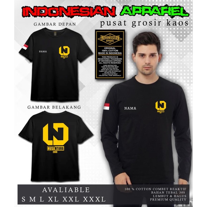 Kaos Tshirt Distro LND Nusantara ab 1