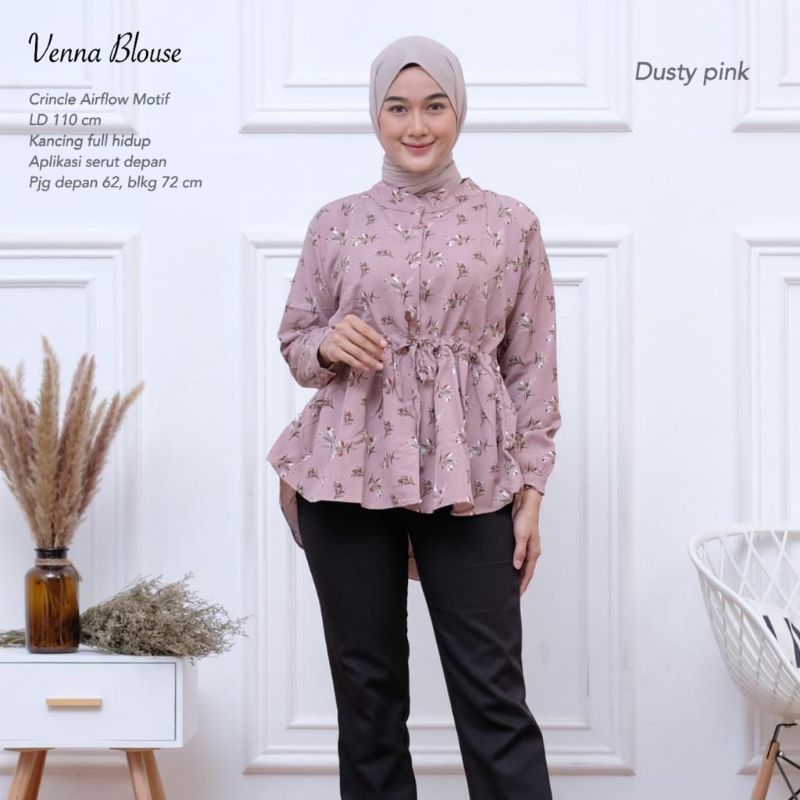 Blouse AirFlow Motif - VENNA BLOUSE //JF556