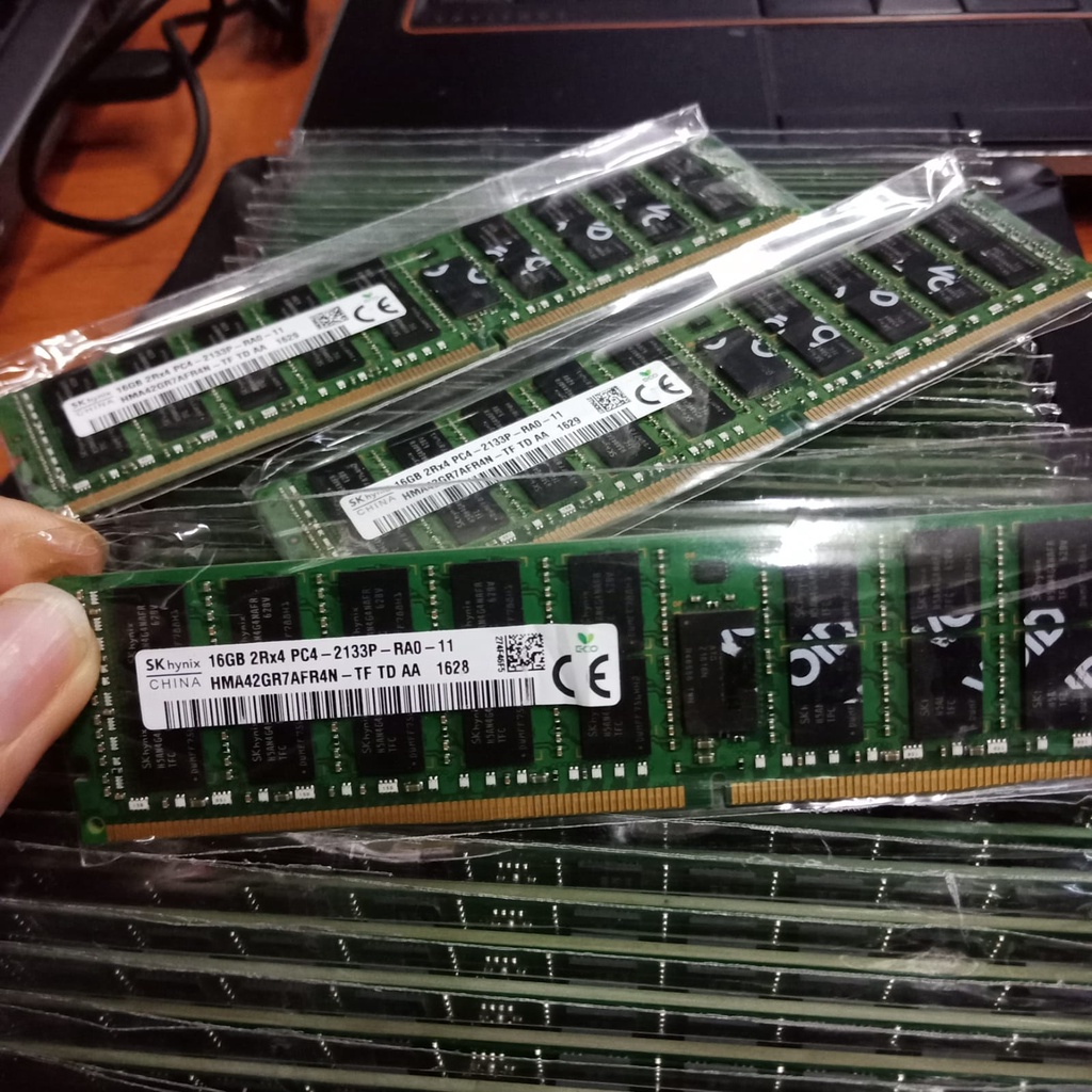 RAM MEMORY SERVER ECC REG XEON 16GB DDR4 2Rx4 PC4-2133P  XEON DELL/IBM/HP G9-G10