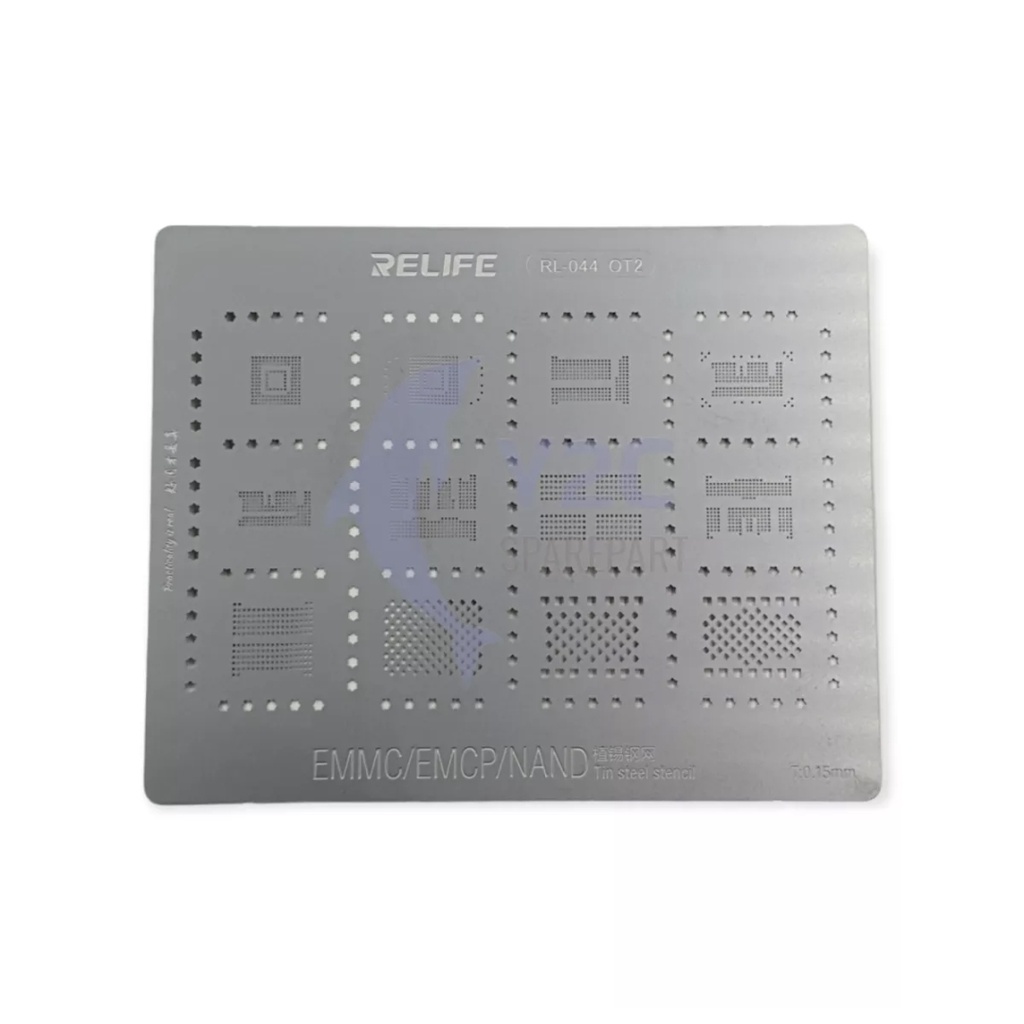 PLAT BGA / CETAKAN IC RELIFE RL-044 OT2 EMMC EMCP / NAND