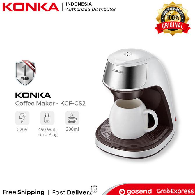 KONKA COFFEE MAKER | ALAT KOPI - KCF-CS2 stok ada terus