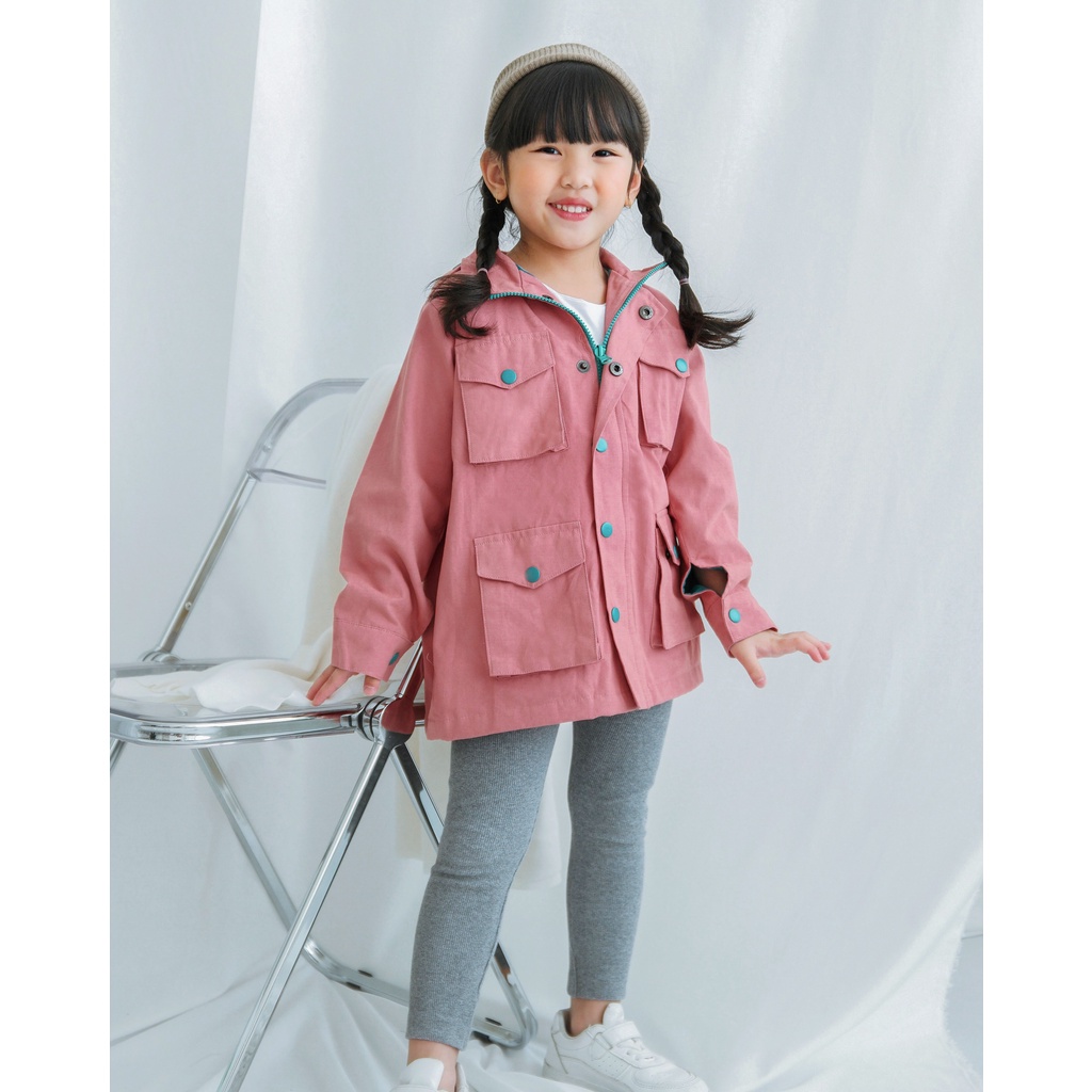 BASTET JACKET | Jacket Anak Unisex | Jaket Parka Anak | Coat Anak | French Coat Anak | Outer Anak | Jaket tudung Anak Unisex