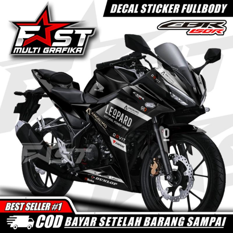 TIDAK MUDAH LUNTUR Decal Cbr 150r 2021 Facelift Honda Cbr 2021 Leopard