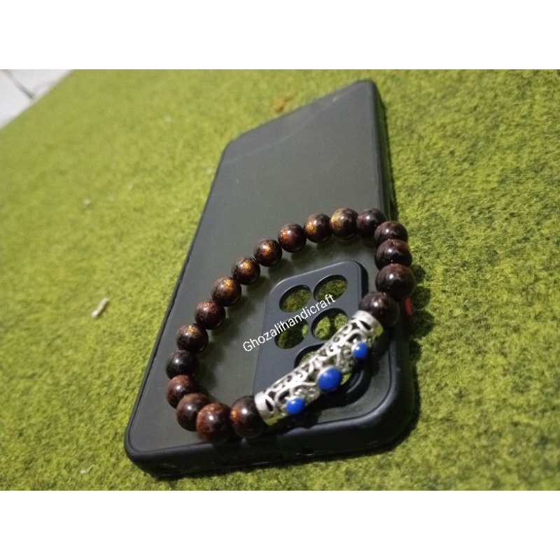 Gelang Taliarus / Yuser Pakai Alpaka Putih