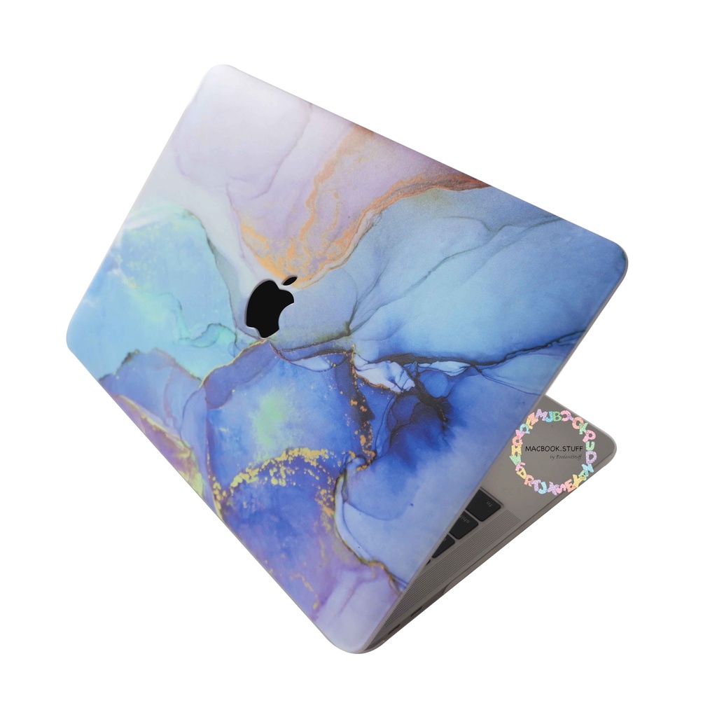 CASE MACBOOK Case DRW MARBLE OCEAN NEW AIR PRO RETINA 11 12 13 14 15 16 INCH NON /  WITH CD ROOM / TOUCHBAR / TOUCH ID / M1 2020 2021 2022