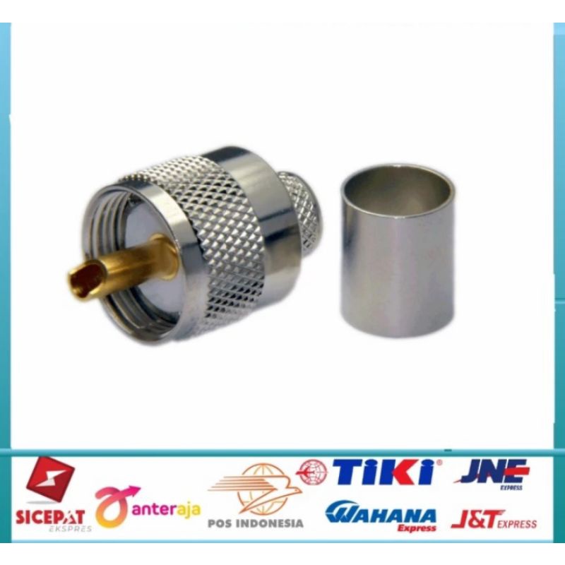 KONEKTOR PL MALE RG 6/KONEKTOR UHP CRIMPING INSULATOR TEFLON