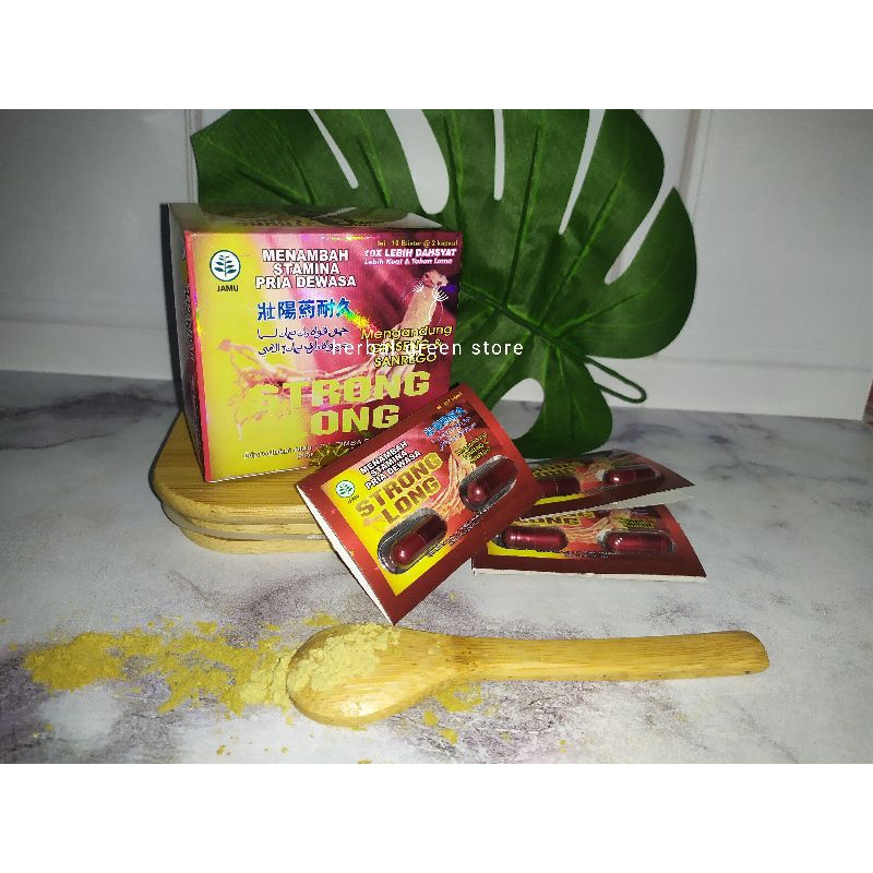 STRONG LONG Obat penambahan stamina pria dewasa 100% ORI