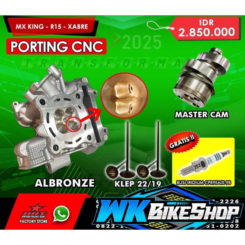 PAKET BORE UP MX KING 177CC ( ECU / BLOK / HEAD / NOKEN AS / INJEKTOR)