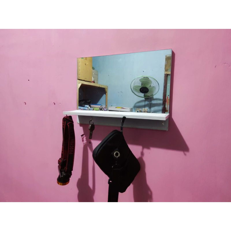 rak cermin dinding, rak toilet