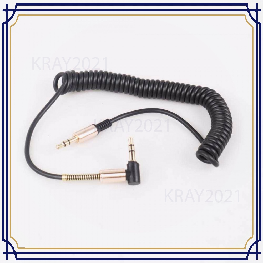 Kabel Audio AUX 3.5mm Spring L Jack 1.5m -CV144